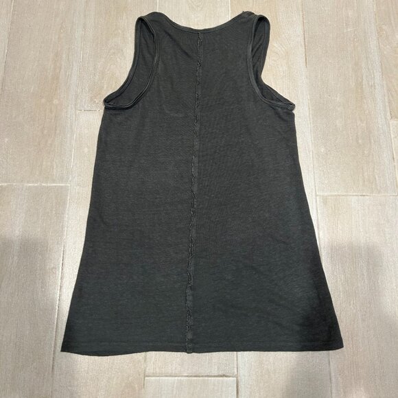 Womens Brochu Walker Green Sleeveless Linen Viscose Tank Top XS - Picture 3 of 6